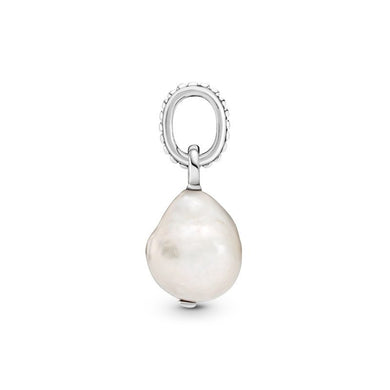 925 Sterling Silver Imitation Pearl Charm