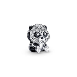 925 Sterling Silver Cute Panda Bead Charm