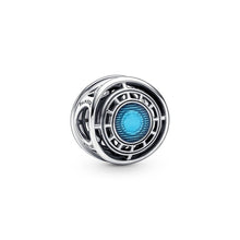 Load image into Gallery viewer, 925 Sterling Silver Ironman Arc Reactor Bead Charm