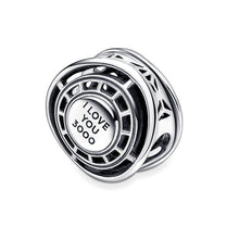Load image into Gallery viewer, 925 Sterling Silver Ironman Arc Reactor Bead Charm
