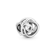 Load image into Gallery viewer, 925 Sterling Silver Family Always Together Infinity Heart Bead Charm