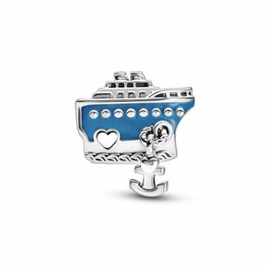 925 Sterling Silver Cruise Ship Bead Charm