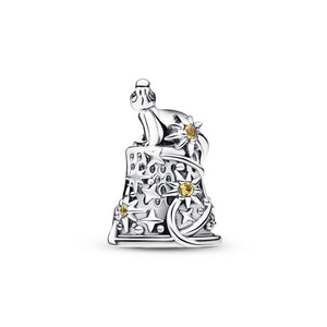 925 Sterling Silver Tinker Bell Celestial Thimble Bead Charm