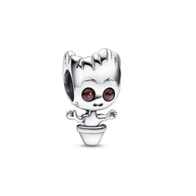Load image into Gallery viewer, 925 Sterling Silver &quot;Groot&quot; Tree Stump Bead Charm