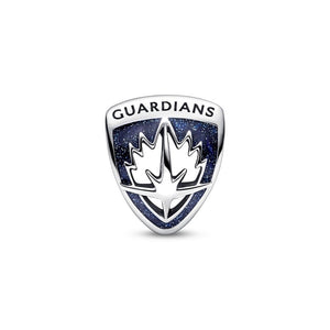925 Sterling Silver Guardians of the Galaxy Rocket Raccoon & Groot Emblem Charm