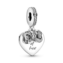 Load image into Gallery viewer, 925 Sterling Silver The Gift of Love Christmas Dangle Charm