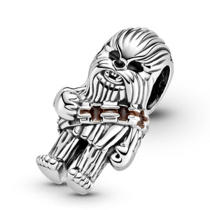 925 Sterling Silver Chewbacca Bead Charm