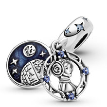 Load image into Gallery viewer, 925 Sterling Silver Star Wars Princess Leia Dangle Charm