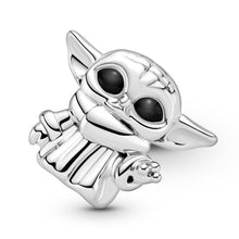 Load image into Gallery viewer, 925 Sterling Silver Baby Yoda Bead Charm