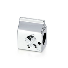 Load image into Gallery viewer, 925 Sterling Silver Cow Milk Bead Charm