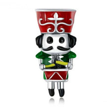 Load image into Gallery viewer, 925 Sterling Silver Nutcracker Soldier Bead Charm