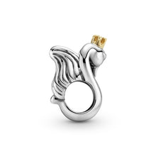 Load image into Gallery viewer, 925 Sterling Silver Loving Swans Bead Charm