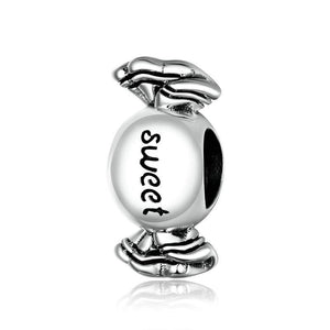 925 Sterling Silver Sweet Candy Bead Charm