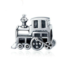 Load image into Gallery viewer, 925 Sterling Silver Locomotive Train Car Bead Charm