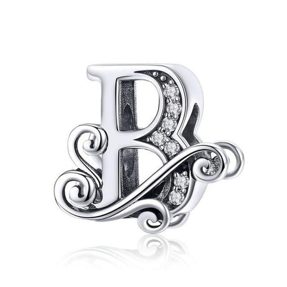 Alphabet Letter A-Z Bead Charm