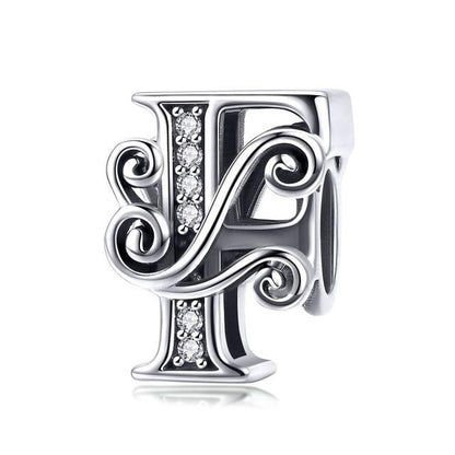 Alphabet Letter A-Z Bead Charm