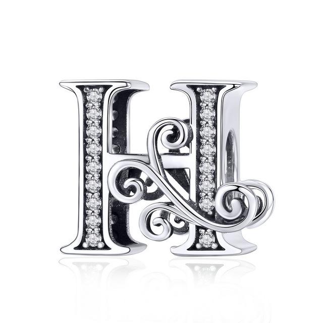 Alphabet Letter A-Z Bead Charm