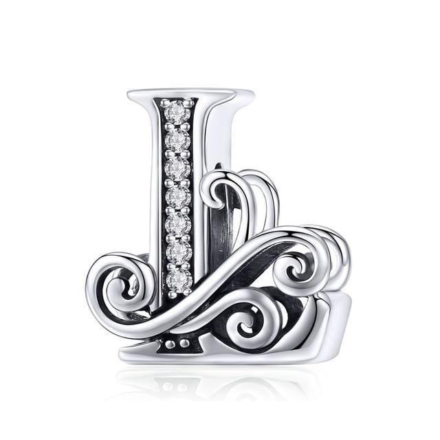 Alphabet Letter A-Z Bead Charm