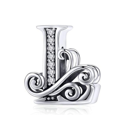Alphabet Letter A-Z Bead Charm