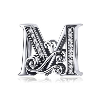Alphabet Letter A-Z Bead Charm