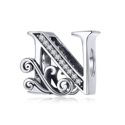 Alphabet Letter A-Z Bead Charm