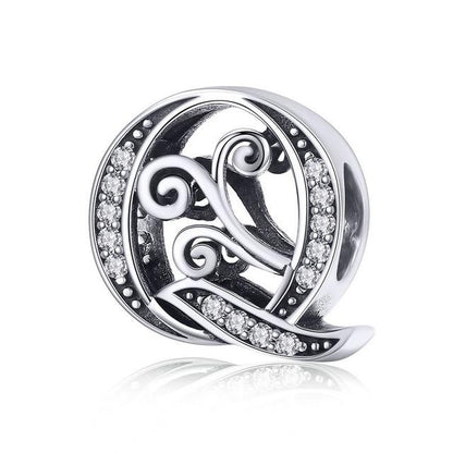 Alphabet Letter A-Z Bead Charm