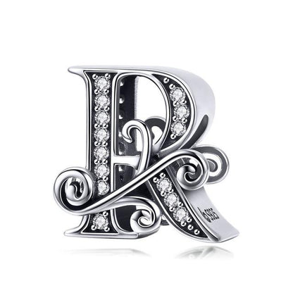 Alphabet Letter A-Z Bead Charm