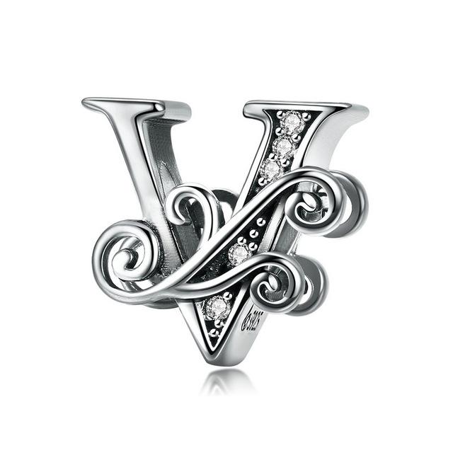 Alphabet Letter A-Z Bead Charm