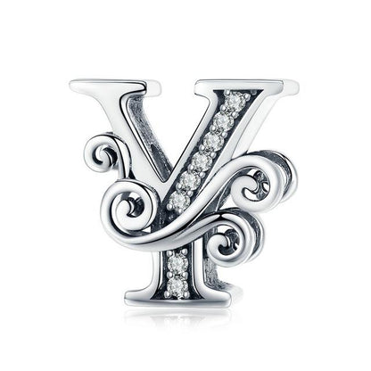 Alphabet Letter A-Z Bead Charm