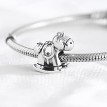 Load image into Gallery viewer, 925 Sterling Silver Rocking Horse Bead Charm