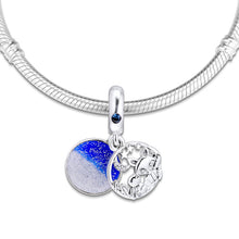 Load image into Gallery viewer, 925 Sterling Silver Fox and the Rabbit Dangle Charm