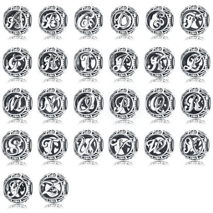 Alphabet Vintage Letter A-Z Bead Charm