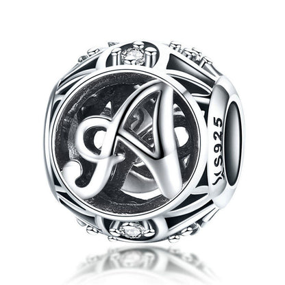 Alphabet Vintage Letter A-Z Bead Charm