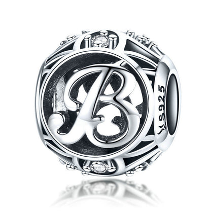 Alphabet Vintage Letter A-Z Bead Charm
