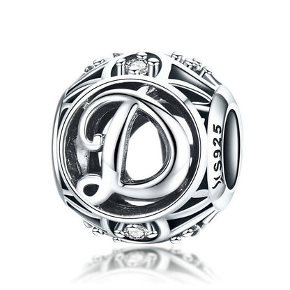 Alphabet Vintage Letter A-Z Bead Charm