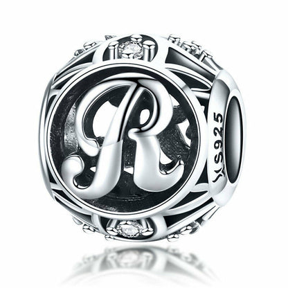 Alphabet Vintage Letter A-Z Bead Charm