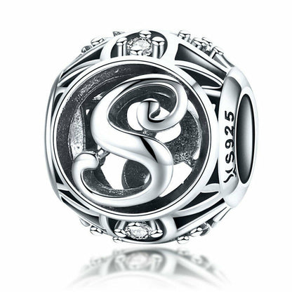 Alphabet Vintage Letter A-Z Bead Charm