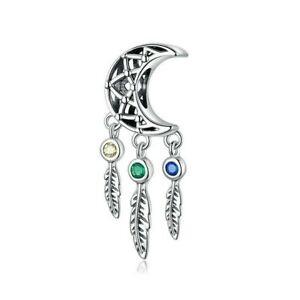 Moon Dream Catcher Bead Charm