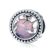 Load image into Gallery viewer, Authentic 925 Sterling Silver Fantasy Unicorn Big Stone Charm Beads fit Charm Bracelet DIY Jewelry Gift SCC377