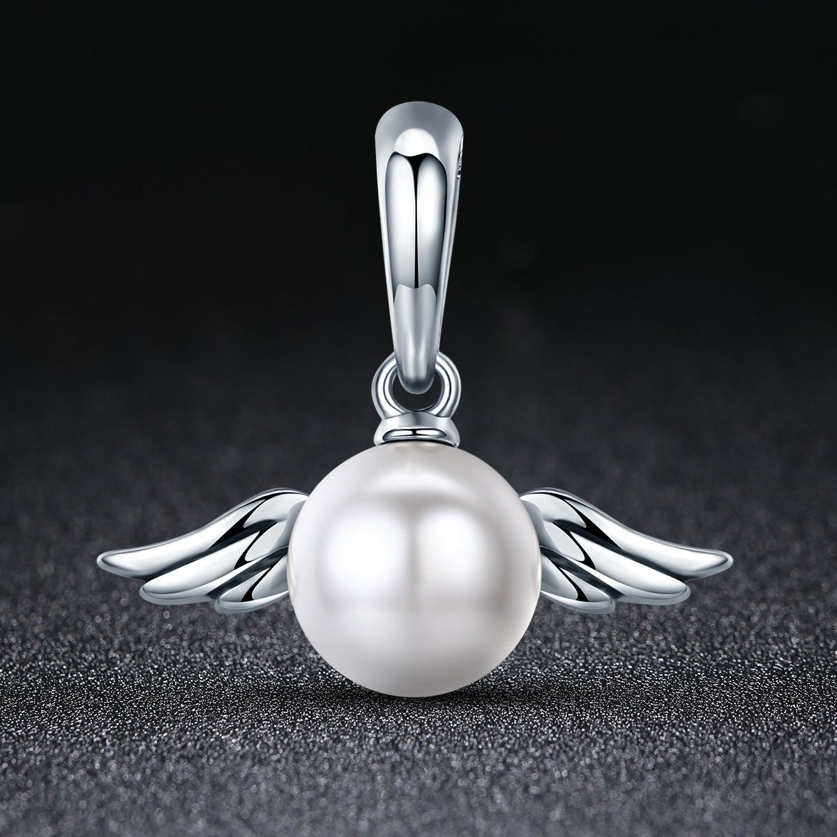 Valentine Day 100% 925 Sterling Silver Naughty Angel Feather Wing Pendant Necklace for Mom Chain Necklace Jewelry SCC381