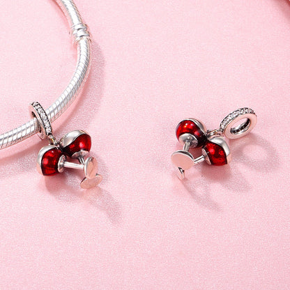 Valentine Day Gift 925 Sterling Silver Cheers for Love Couple Beer Pendant Charm Fit Charm Bracelet DIY Jewelry SCC478