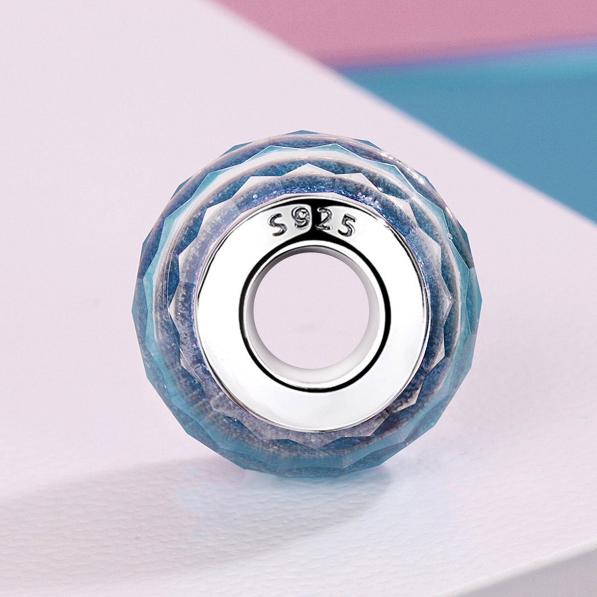 925 Sterling Silver Pattern European Murano Glass Beads Charms fit Women Bracelets & Bangles Jewelry SCZ054