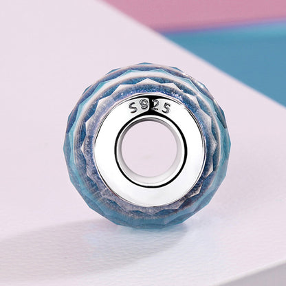 925 Sterling Silver Pattern European Murano Glass Beads Charms fit Women Bracelets & Bangles Jewelry SCZ054
