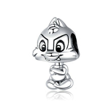 Load image into Gallery viewer, 925 Sterling Silver Angry Squirrel Bead Charm