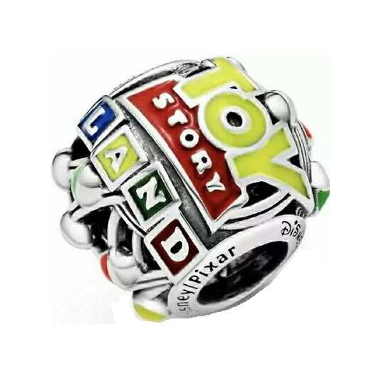 925 Sterling Silver Toy Story Land Colourful Bead Charm