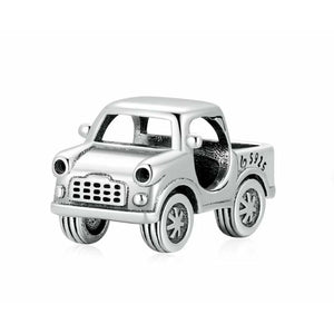 925 Sterling Silver Vintage Pick Up Truck Bead Charm